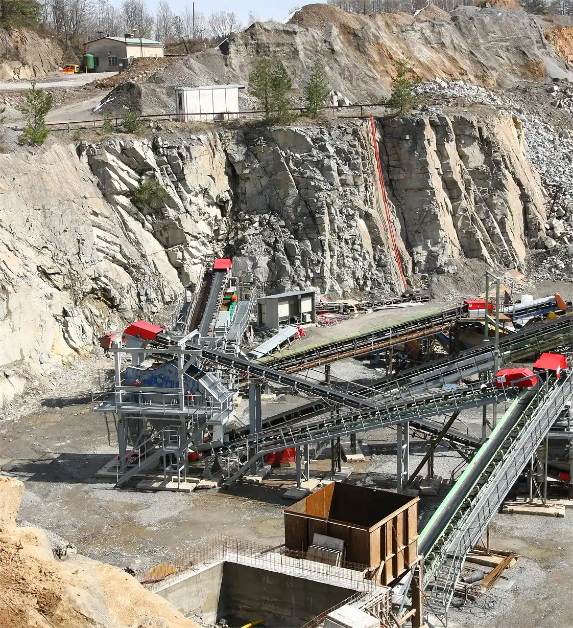 Mining operations high risk site